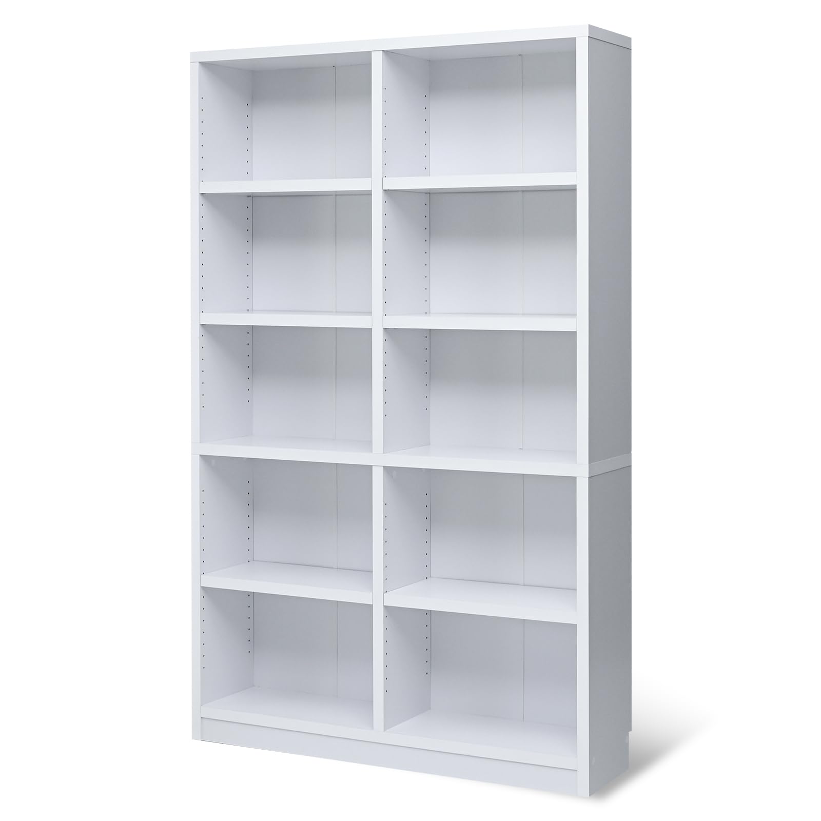 Amazon｜moca company 頑丈書棚 幅116 A4対応 大容量 頑丈 重厚 本棚